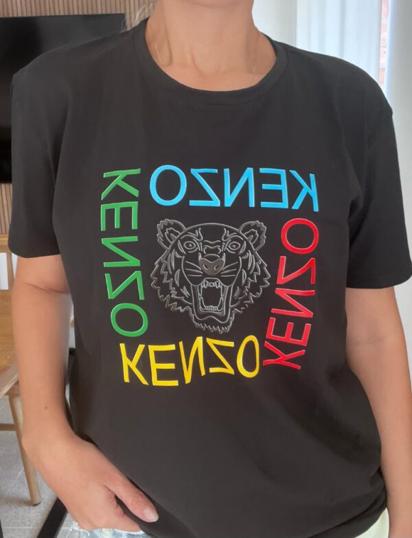 camiseta oversize kenzo negra