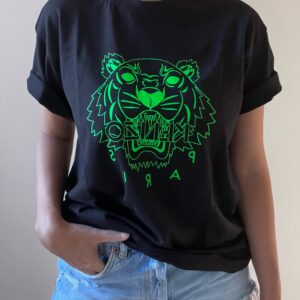 camiseta tigre paris negra